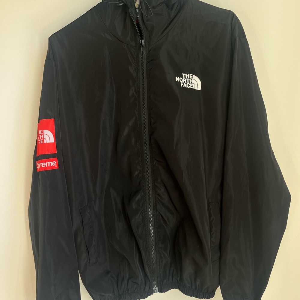 Supreme North Face  Black Windbreaker Jacket